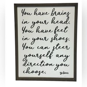 Dr Suess quote wall art